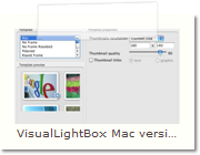 jQuery Lightbox Mac version - Thumnails Tab
