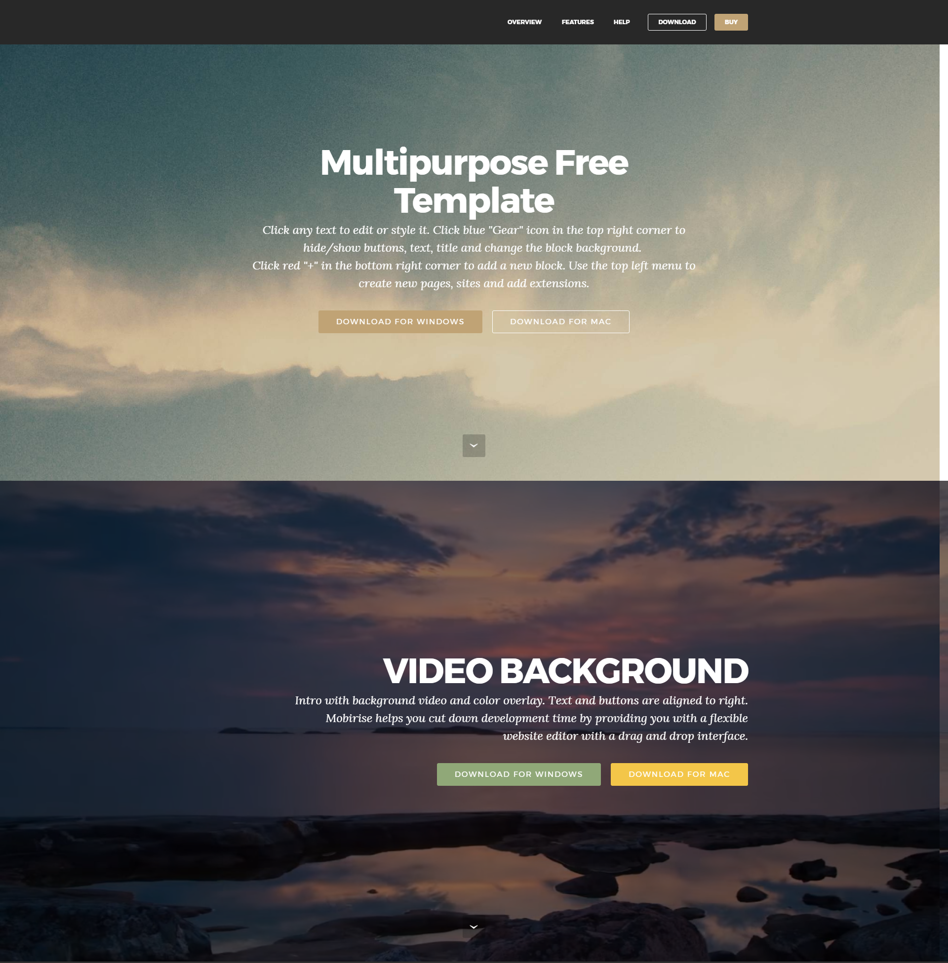 Free Download Bootstrap Templates